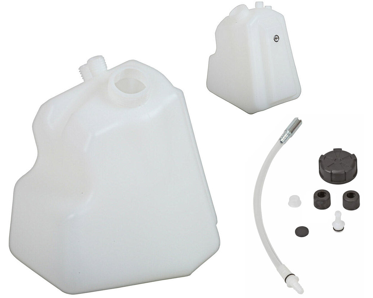 V2 Type 3 Ltr Petrol Tank w/Insert Black Connection Kit Righetti